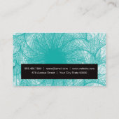 Carte De Visite Réseau fractal (Dos)