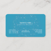 Carte De Visite Réseau global de médias de communication sociale (Dos)