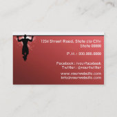 Carte De Visite Réseau Personnel Trainer (Dos)