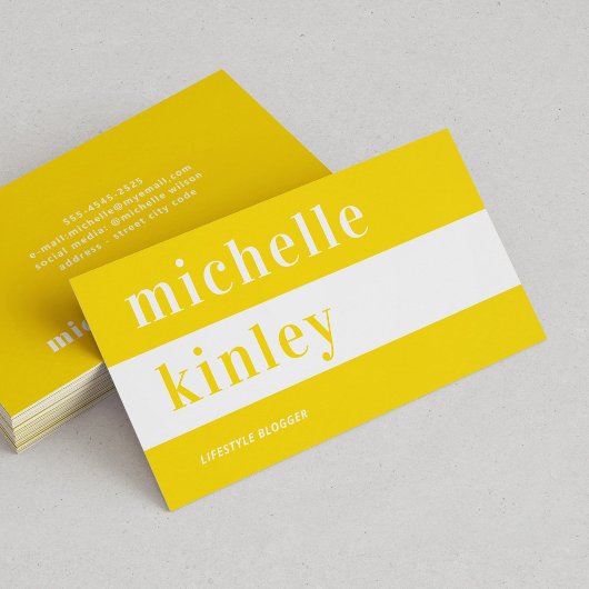 Carte De Visite Réseau professionnel de typographie tendance uniqu