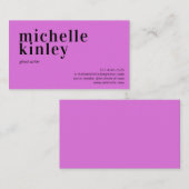 Carte De Visite Réseau professionnel moderne et élégant (Devant / Derrière)