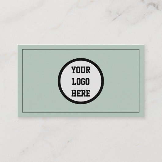 Carte De Visite Réseau social Code QR Logencer Influenceur Sage Gr (Dos)