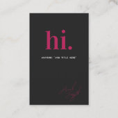 Carte De Visite Réseautage scolaire moderne (Devant)