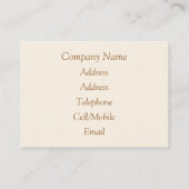 CARTE DE VISITE RÉSEAUX (Dos)