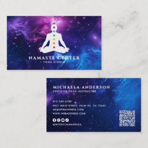 Carte De Visite Réseaux Sociaux de Guérison/Méditation par les Cha