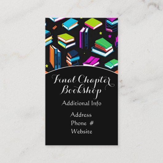 Carte De Visite Réservation Colorée (Devant)