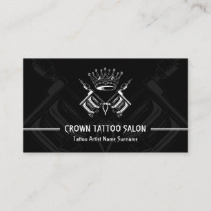 Carte De Visite Réservation de tatouage à l'encre personnalisée