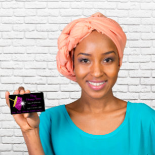 Carte De Visite Résidence de nettoyage classique Services Pink Gol