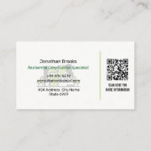 Carte De Visite Residential Construction | GreenLight Drafter (Dos)