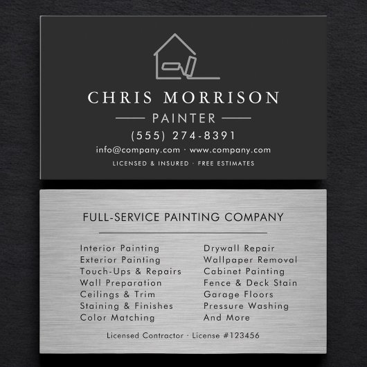 Carte De Visite Residential Painter
