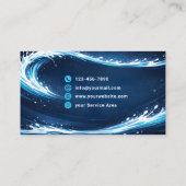 Carte De Visite Residential Pressure Washing Cosmic Wave (Dos)