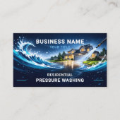 Carte De Visite Residential Pressure Washing Cosmic Wave (Devant)