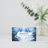 Carte De Visite Residential Pressure Washing Light Beams (Debout devant)