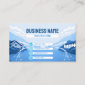 Carte De Visite Residential Pressure Washing Light Beams (Dos)