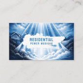 Carte De Visite Residential Pressure Washing Light Beams (Devant)
