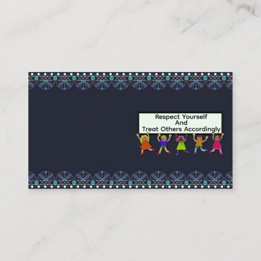 Carte de visite Respectez-vous (Dos)