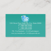 Carte De Visite Responsable communautaire SEO Expert en médias soc (Dos)