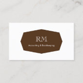 Carte De Visite Responsable comptable  (Dos)