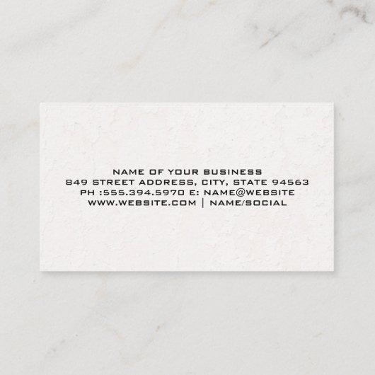 Carte De Visite Responsable de compte du concessionnaire | Concess (Dos)