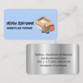 Carte De Visite Responsable de la Place de Marché (Devant / Derrière)