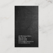 Carte De Visite Responsable de la plaine professionnelle du tablea (Dos)