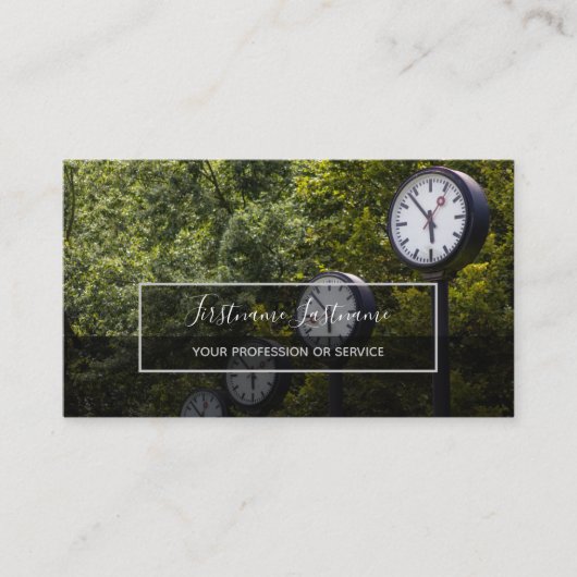 Carte De Visite Responsable de projet, indépendant et experts-cons (Devant)