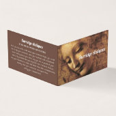 Carte De Visite Responsable d'une femme, Leonardo Da Vinci, Conces (Extérieur)