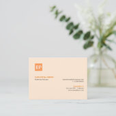 Carte De Visite Responsable marketing Orange Mighty (Debout devant)