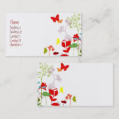 Carte De Visite Ressort frais - customisé (Devant / Derrière)