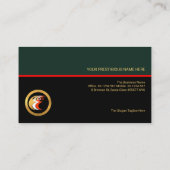 Carte De Visite Ressources humaines de la ligne rouge de la couche (Dos)