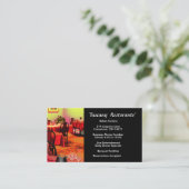 Carte de visite restaurant (Debout devant)