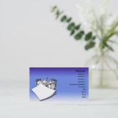 Carte de visite restaurant (Debout devant)