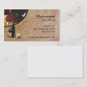 Carte De Visite Restaurant (Devant / Derrière)