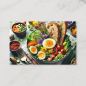 Carte De Visite Restaurant à bar à salades (Dos)