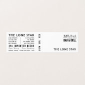 Carte De Visite Restaurant, Bar & Grill, Pub / Brasserie, Détail (Extérieur déplié)