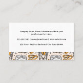 Carte De Visite Restaurant Brasserie | Froth bière (Dos)