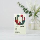 CARTE DE VISITE RESTAURANT CHEF CUISINE NOURRITURE, MONOGRAMME DE  (Debout devant)