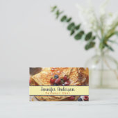 Carte De Visite Restaurant Chef Personnel Sous Chef (Debout devant)