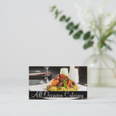 Carte De Visite Restaurant Chef Wedding planner Restaurant (Debout devant)