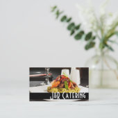 Carte De Visite Restaurant Chef Wedding planner Restaurant (Debout devant)