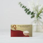 Carte De Visite Restaurant chinois (Debout devant)