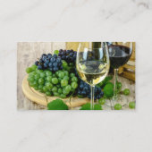 Carte De Visite Restaurant de fromage et de vin (Dos)