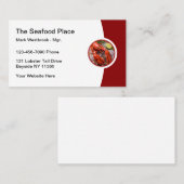 Carte De Visite Restaurant de fruits de mer moderne (Devant / Derrière)