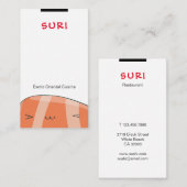 Carte De Visite Restaurant de sushi (Devant / Derrière)