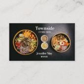 Carte De Visite Restaurant de traiteur alimentaire (Devant)