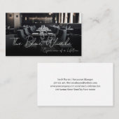 Carte De Visite Restaurant Dining Tables  (Devant / Derrière)