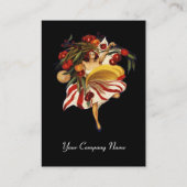 CARTE DE VISITE RESTAURANT ITALIEN, CUISINE ET TOMATES (Dos)