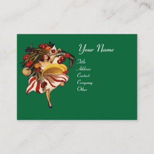 CARTE DE VISITE RESTAURANT ITALIEN, CUISINE ET TOMATES