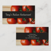 Carte De Visite Restaurant italien moderne (Devant / Derrière)