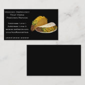 Carte De Visite Restaurant mexicain (Devant / Derrière)